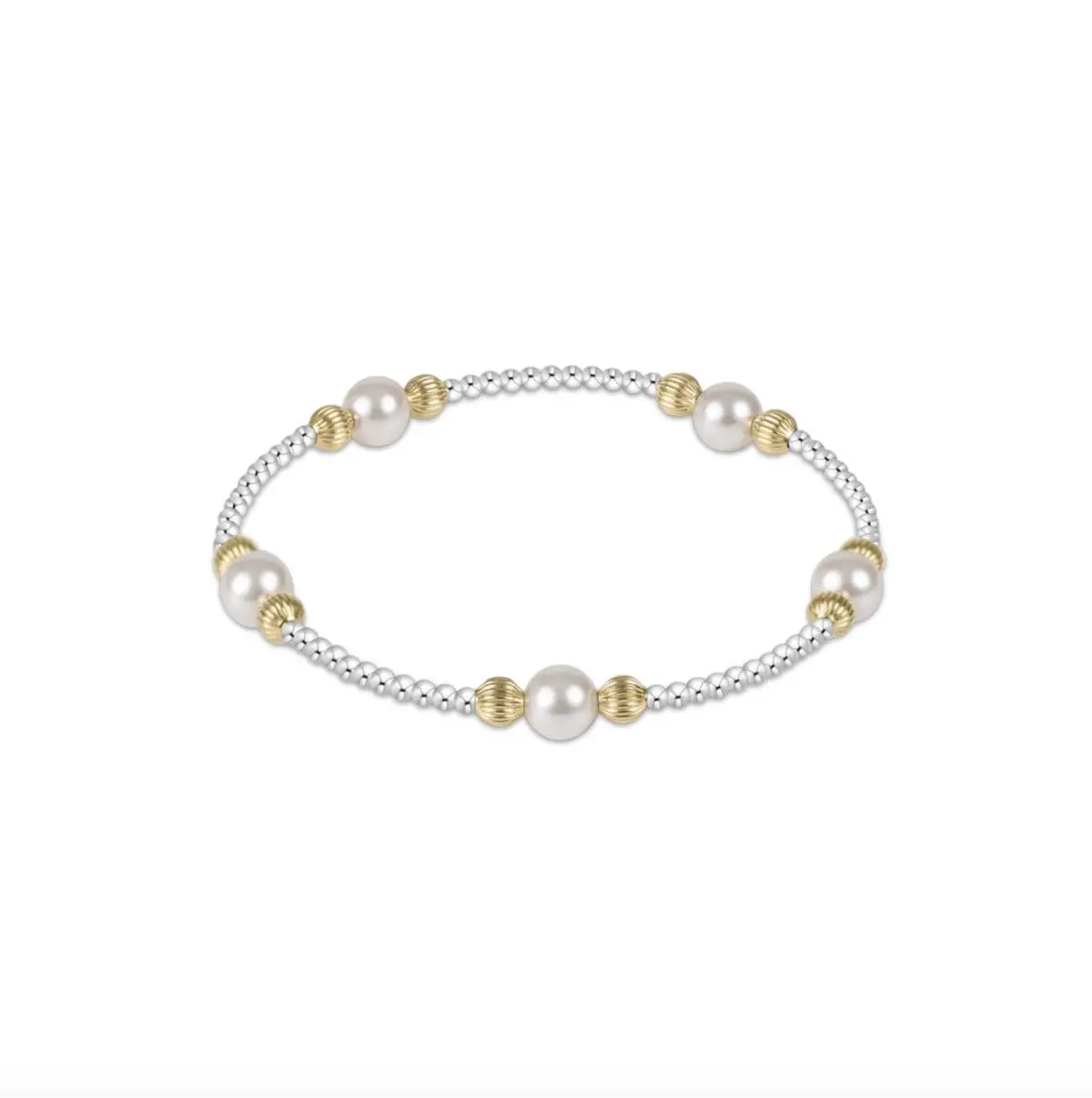 Purpose Pearl 6Mm Dignity Mixed Metal Bracelet 1