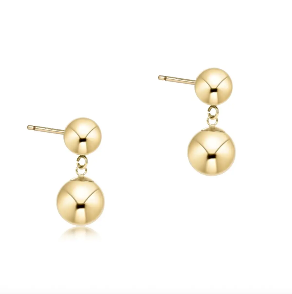 Classic 10Mm Ball Drop Stud - Gold 1