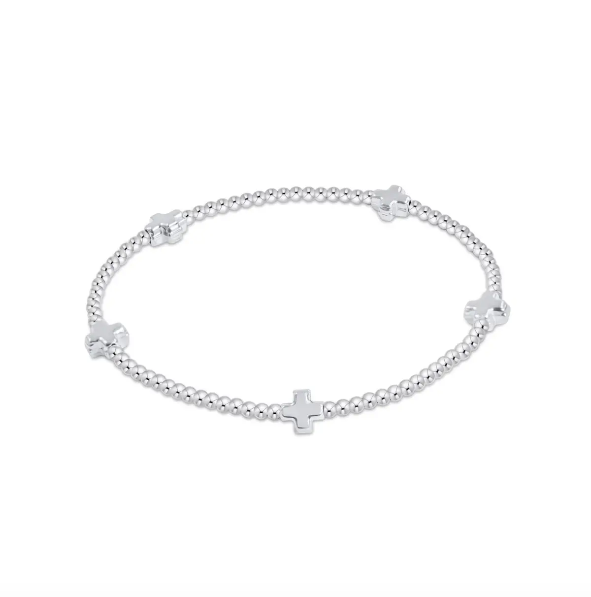 Signature Cross Small 2Mm Sterling Bracelet - Sterling 1