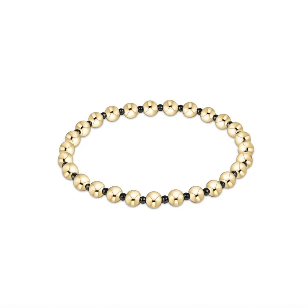 Faceted Hematite Grateful Pattern 5Mm Bead Bracelet 1