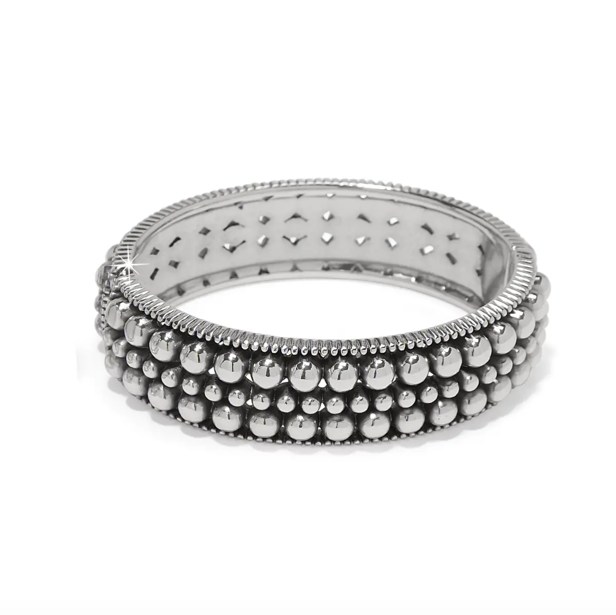 Pretty Tough Pierced Hinge Bangle 1