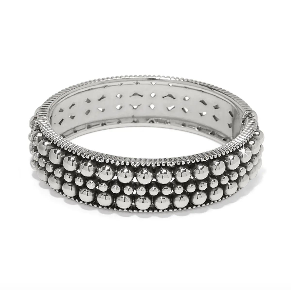 Pretty Tough Pierced Hinge Bangle 2