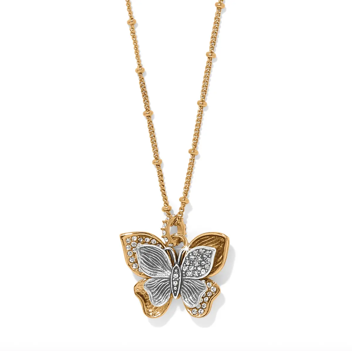 Everbloom Flutter Pave Necklace 1