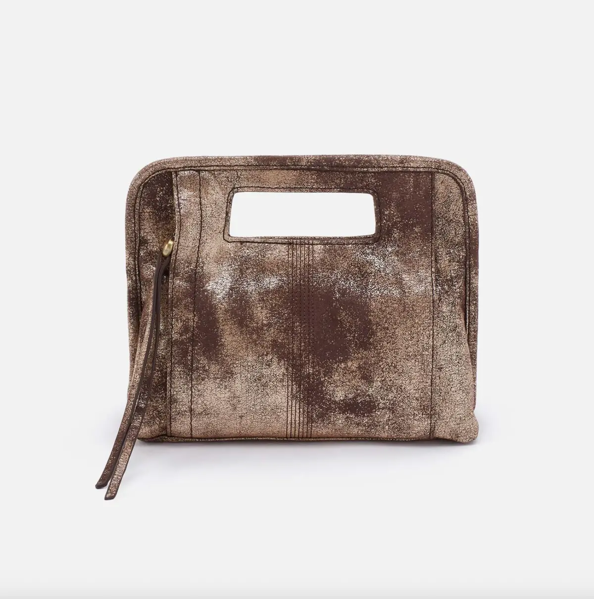 Ace Clutch | Metallic Leather 1