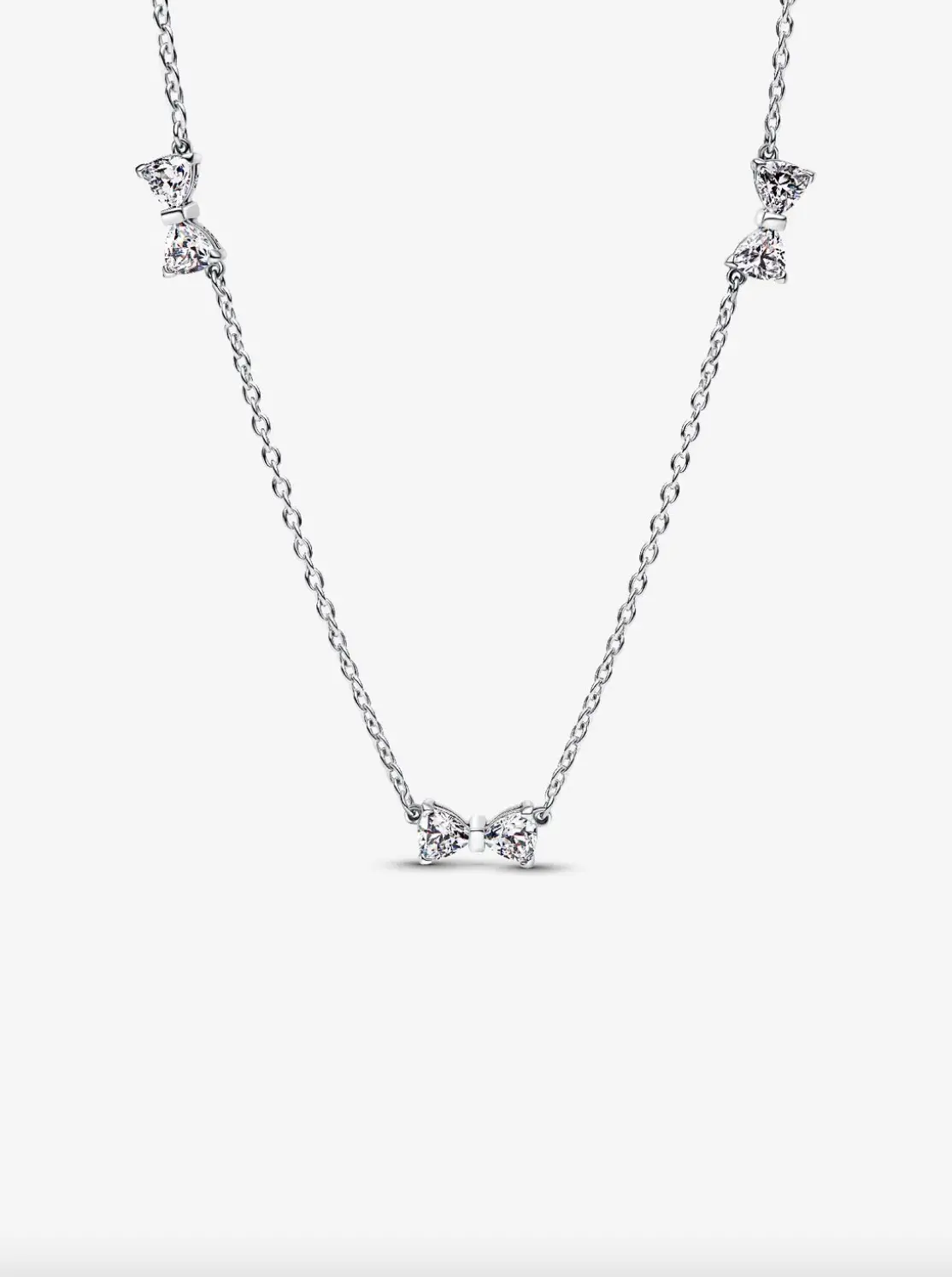 Bow Station Chain Necklace 1