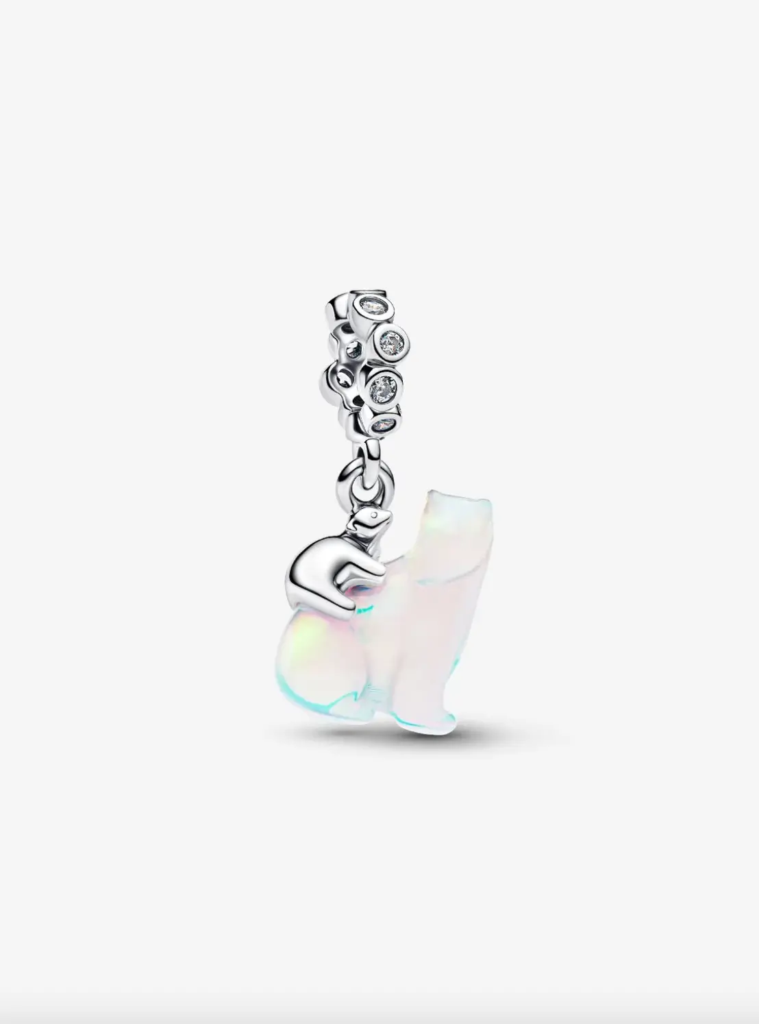 Polar Bear Mother & Cub Dangle Charm 1