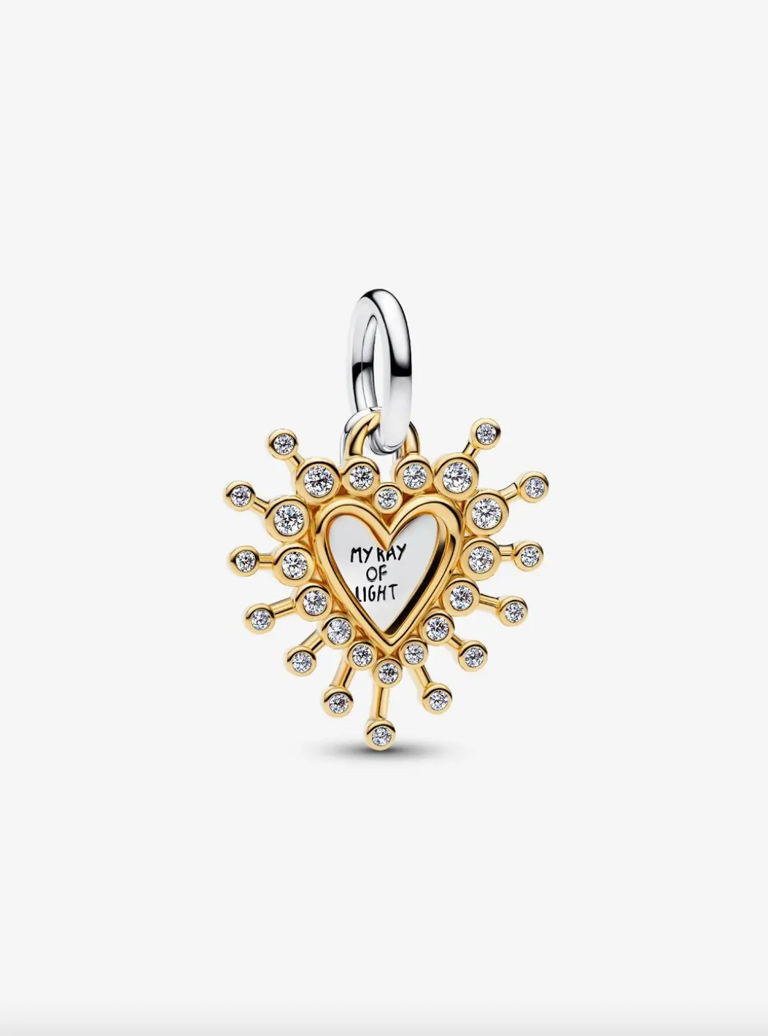 Radiant Heart Double Dangle Charm 1