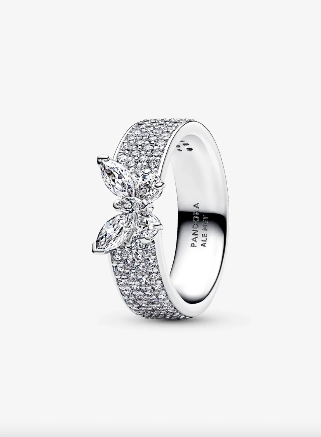 Sparkling Butterfly Bold Ring 1