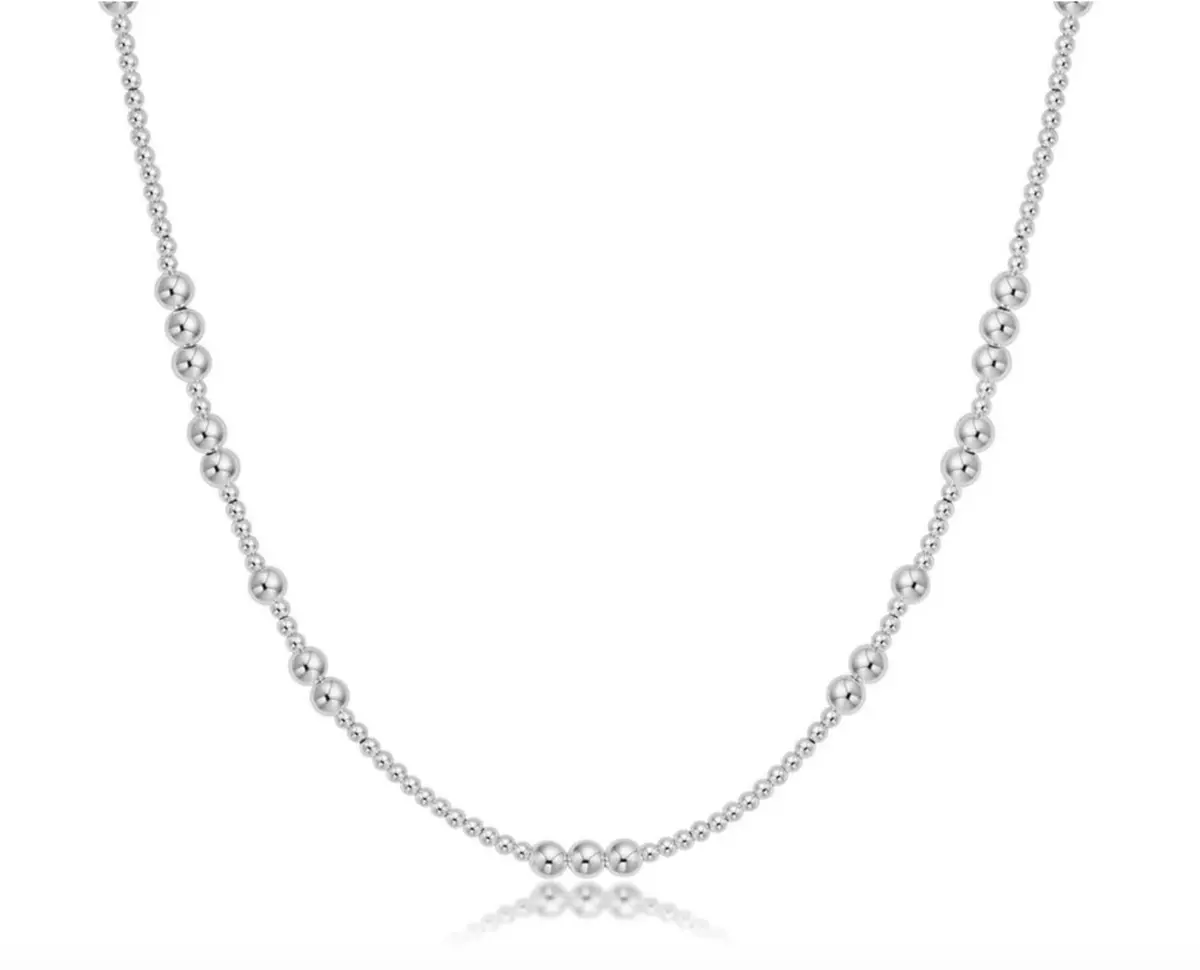 17" Choker Beaded - Hope Unwritten Sterling 4Mm 1