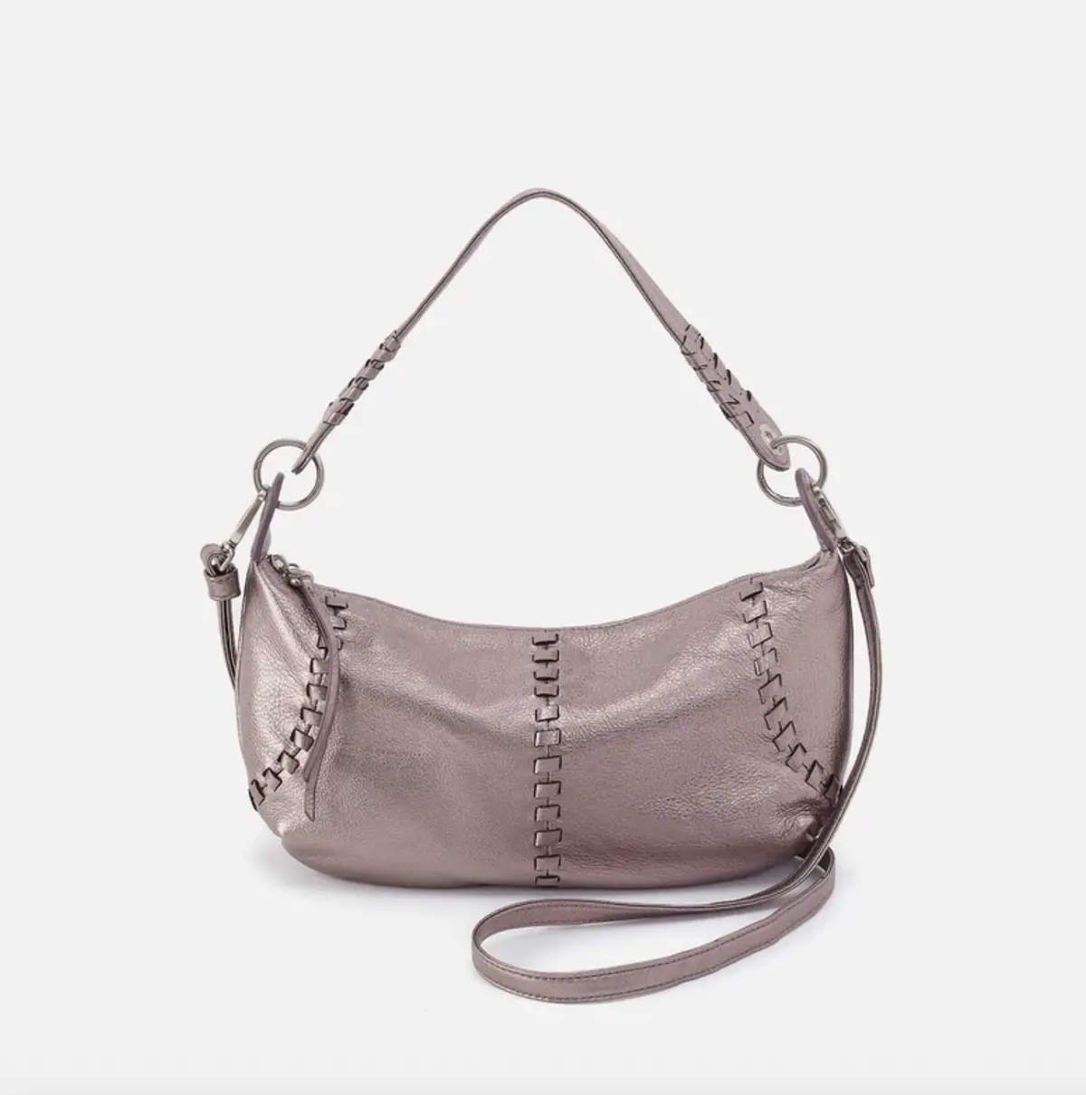 Opal Mini Shoulder | Metallic Leather 1