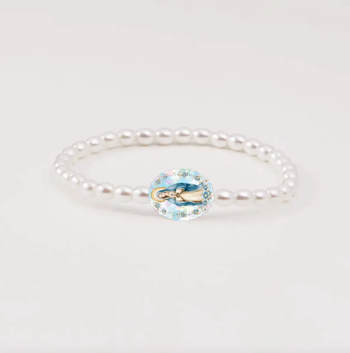 Holy Water Miraculous Bracelet | Crystal Pearl 1
