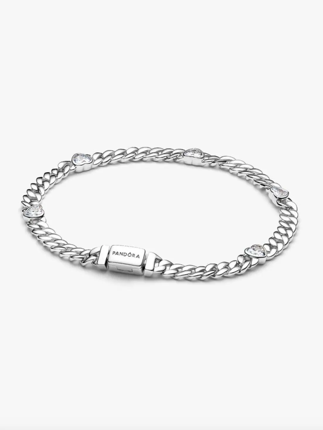 Heart Cuban Chain Bracelet 1