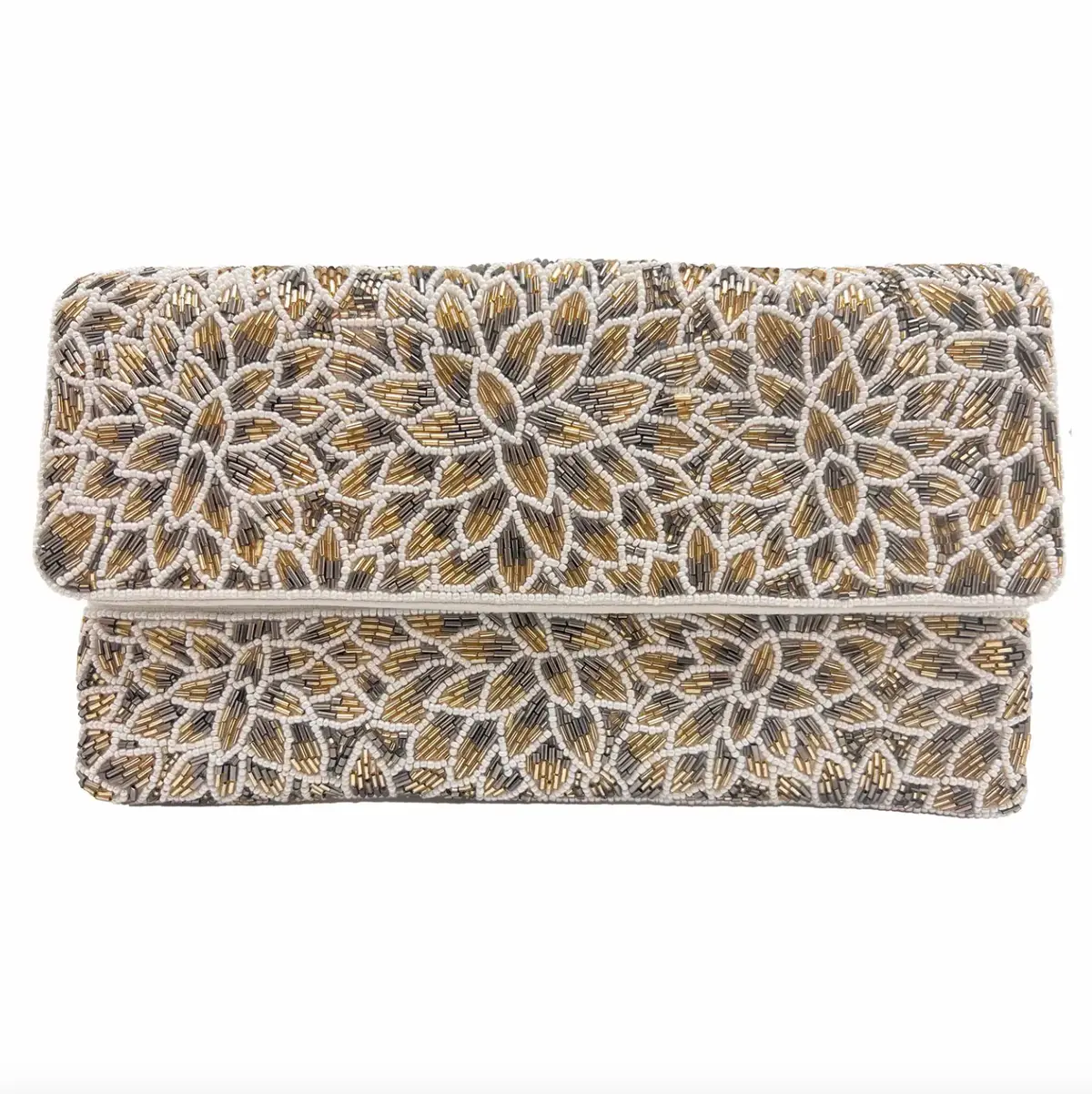 Floral Beaded Clutch 1