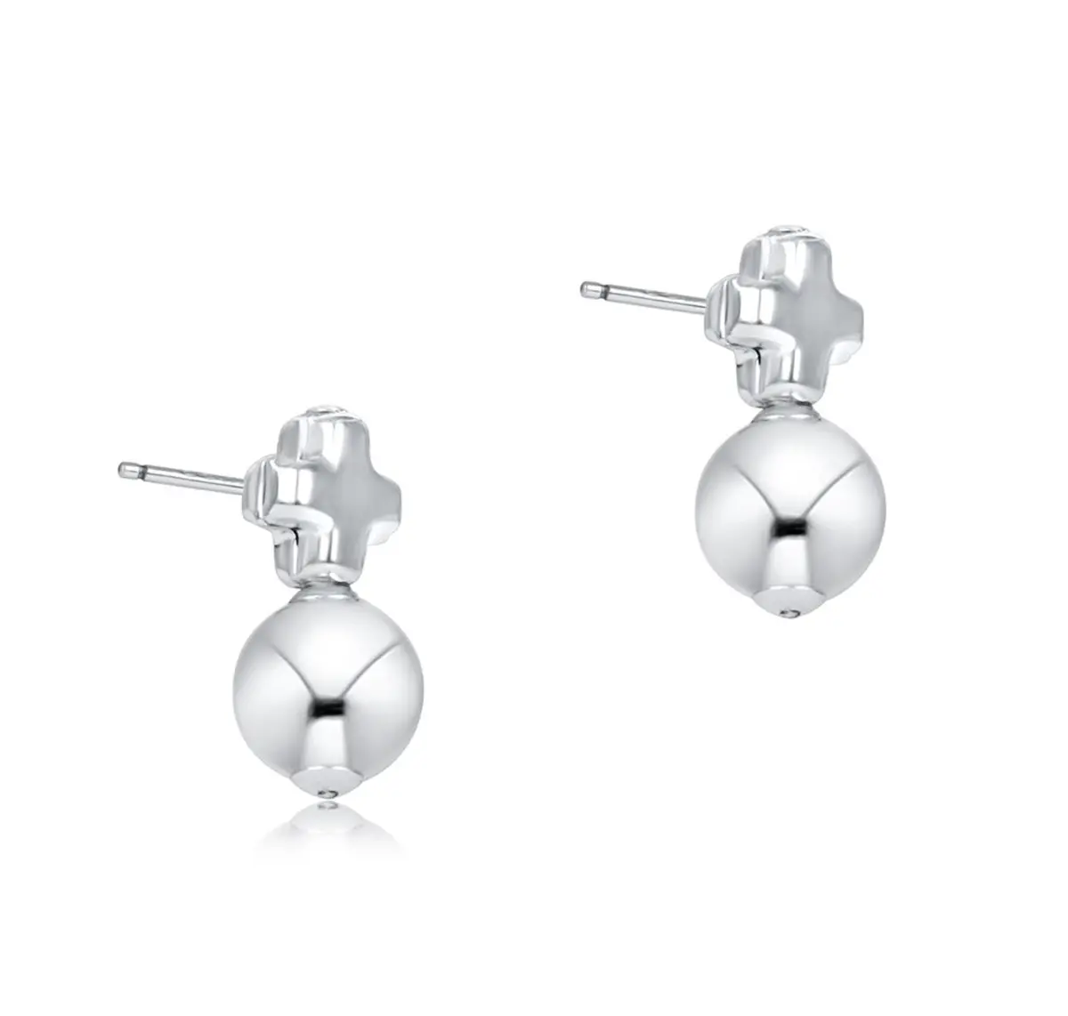 Signature Cross Sterling Stud - Classic Sterling 1