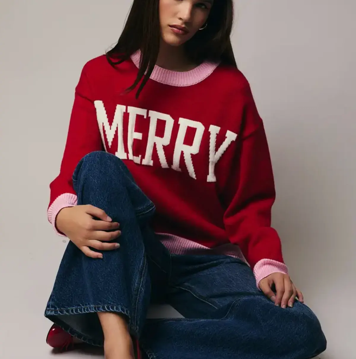 Crew Neck 'Merry' Sweater 1