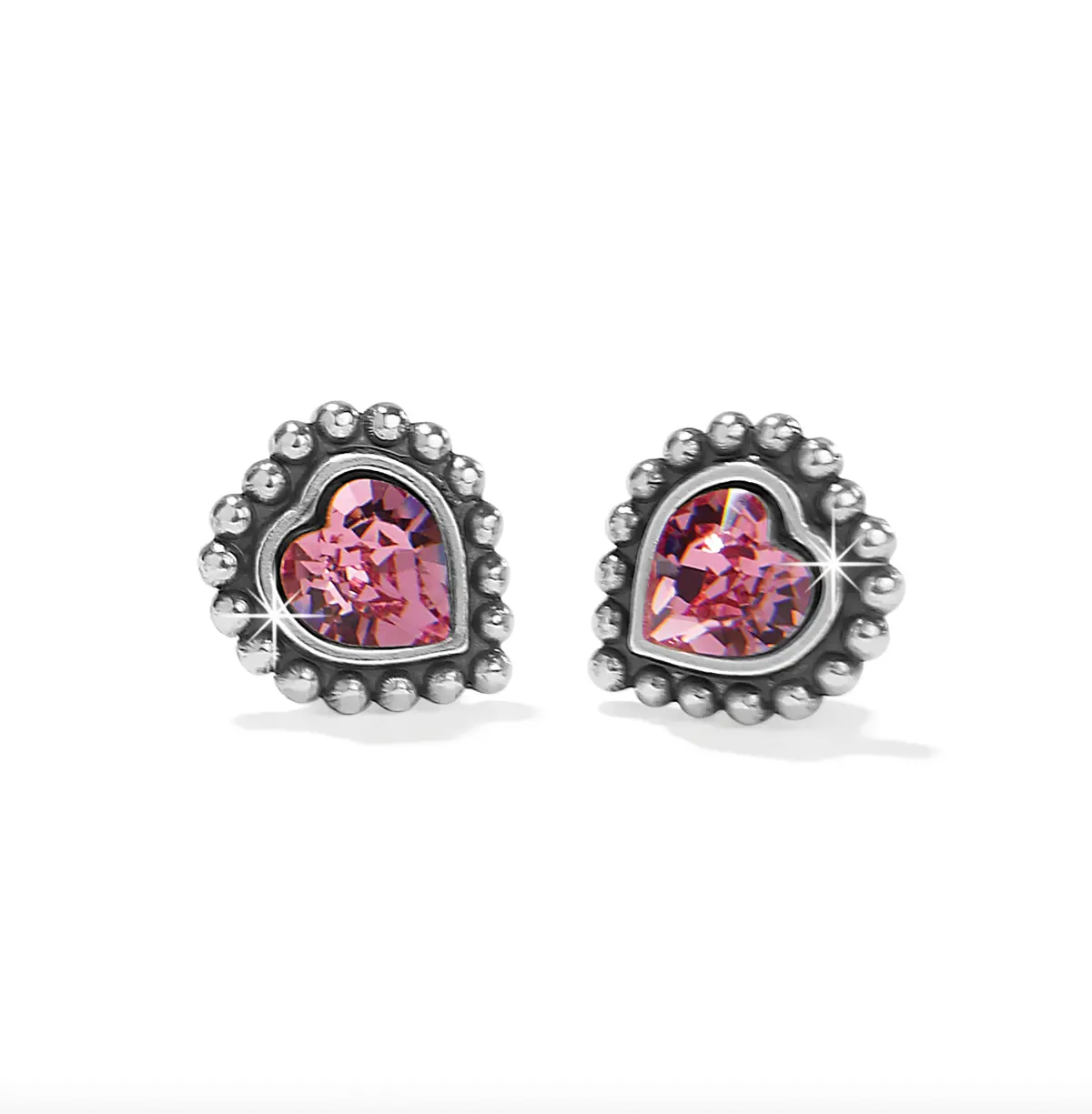 Shimmer Heart Mini Post Earrings 1