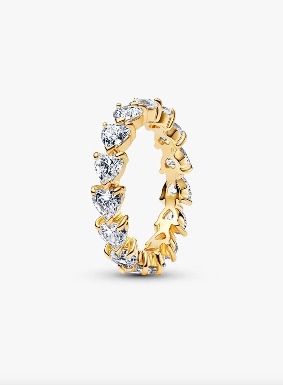 Band Of Clear Hearts Ring 1