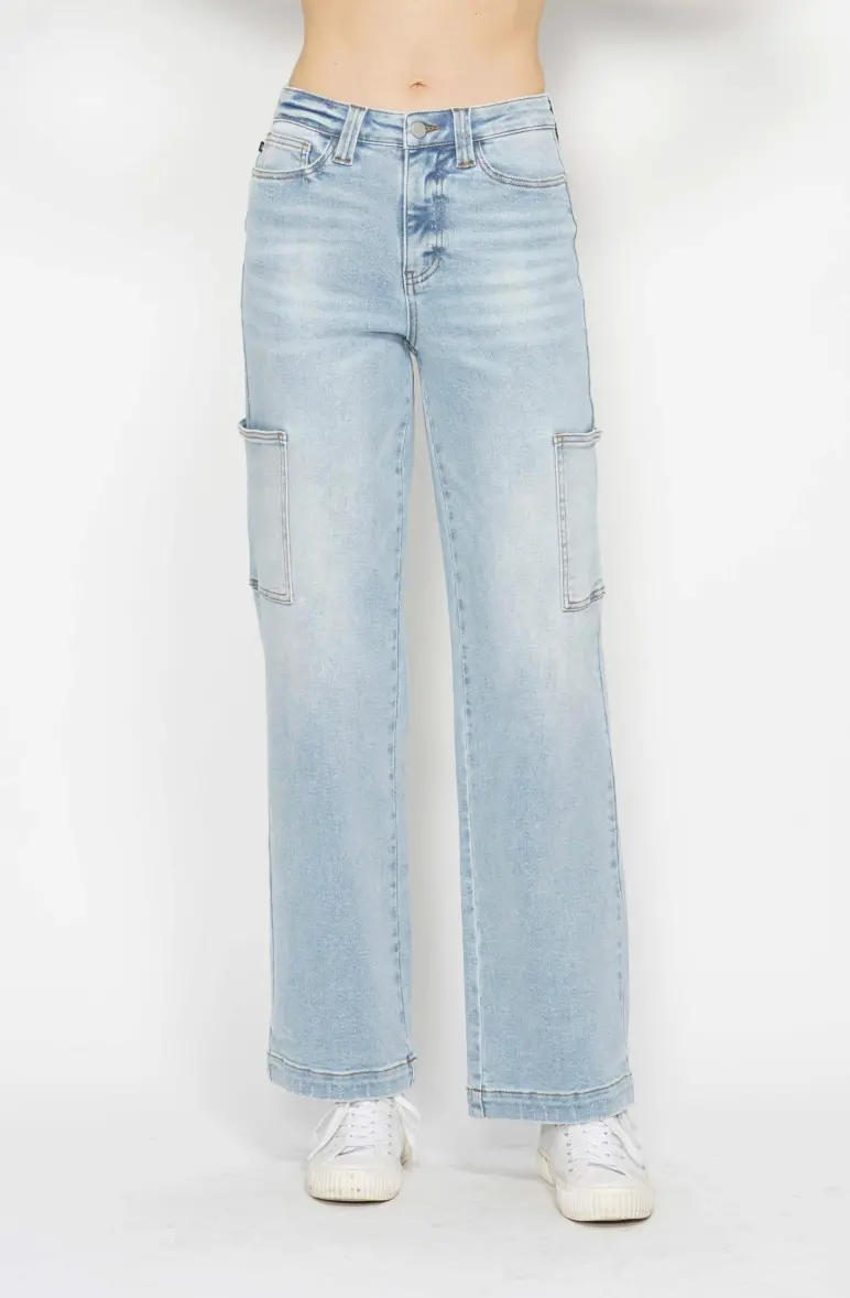 Joy Cargo Wide Leg Jean 1