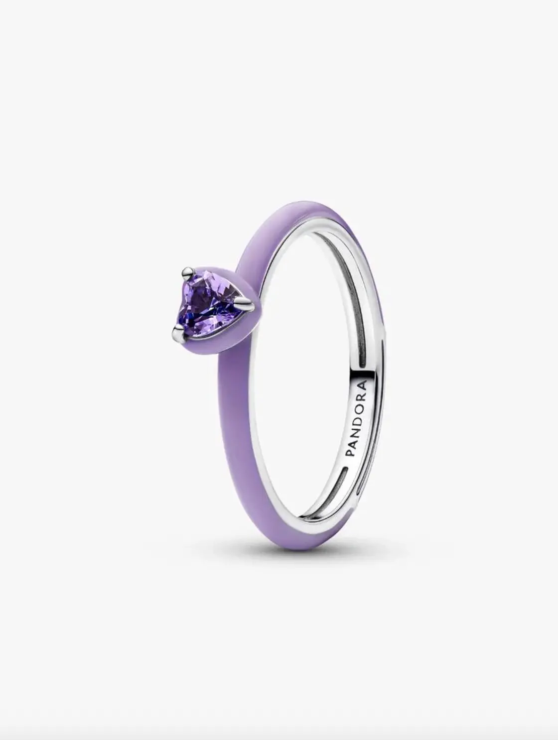 Purple Chakra Heart Ring 1