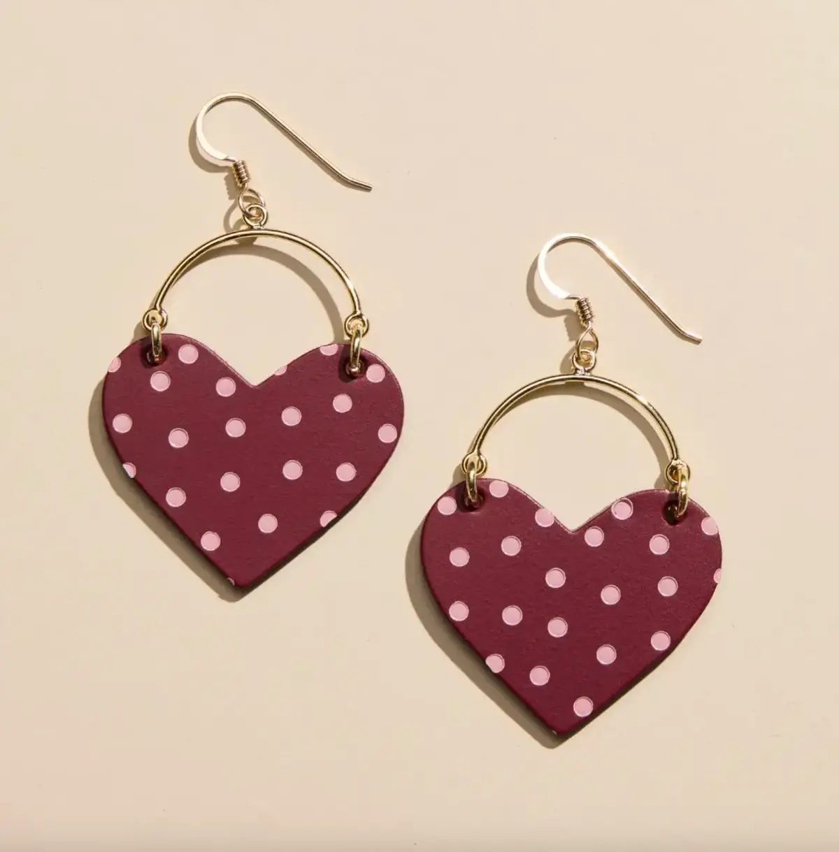 Lover | Burgundy Polka Dot 1