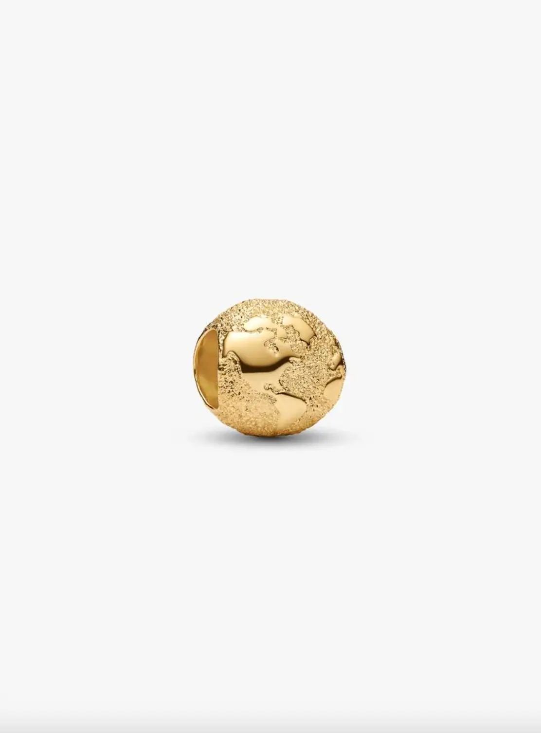 Textured Globe Mini Charm 1