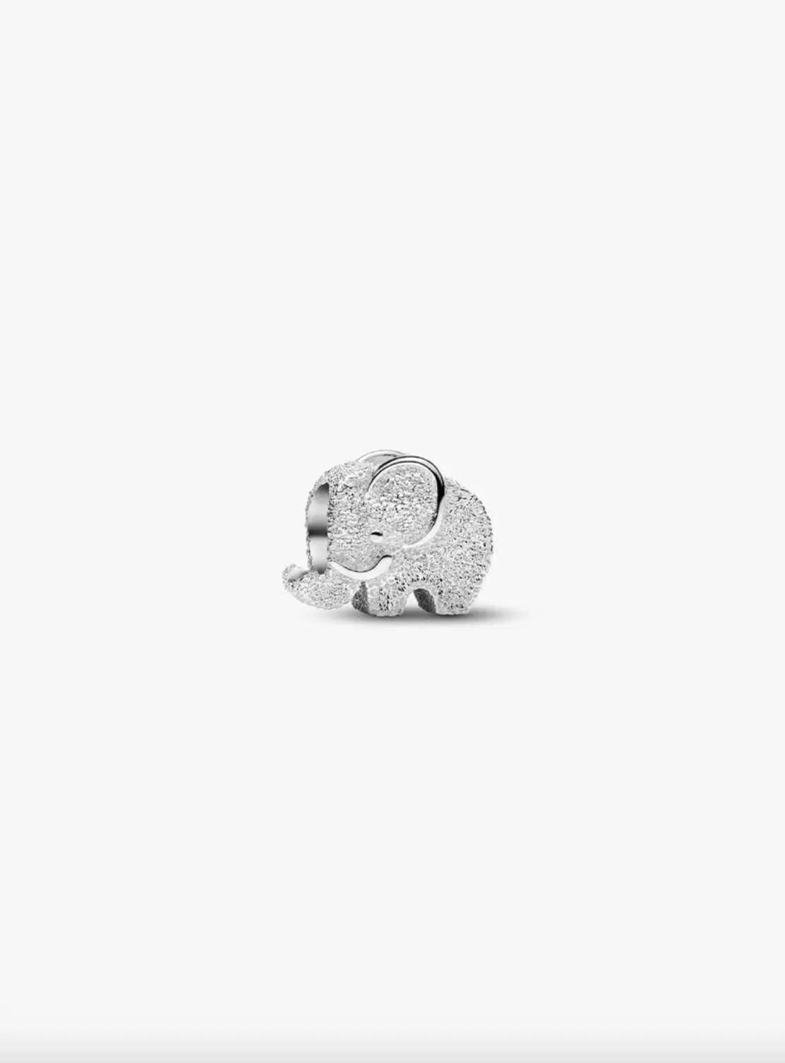 Textured Elephant Mini Charm 1