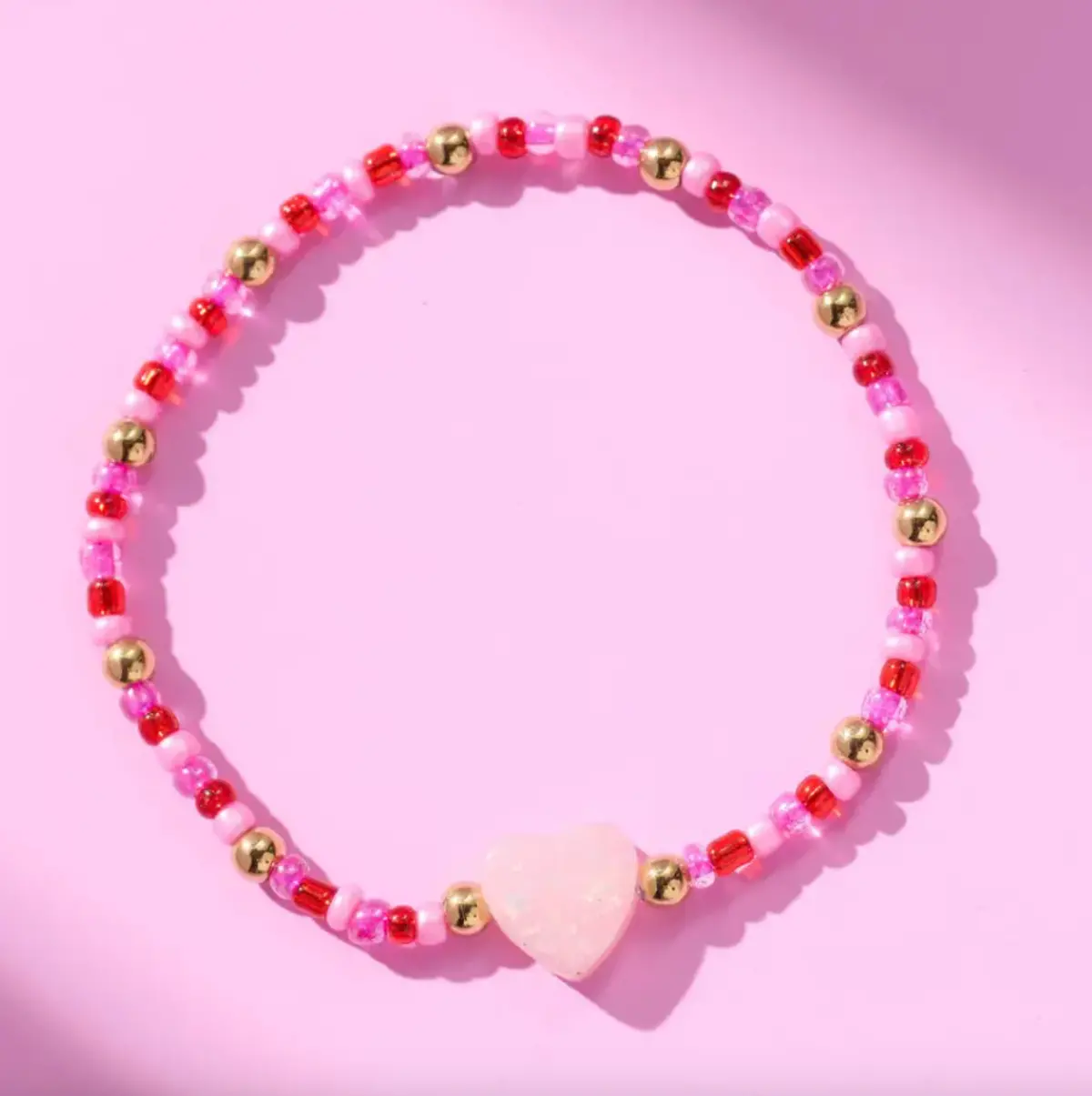 Holy Water Endless Love Heart Bracelet | Gold 1