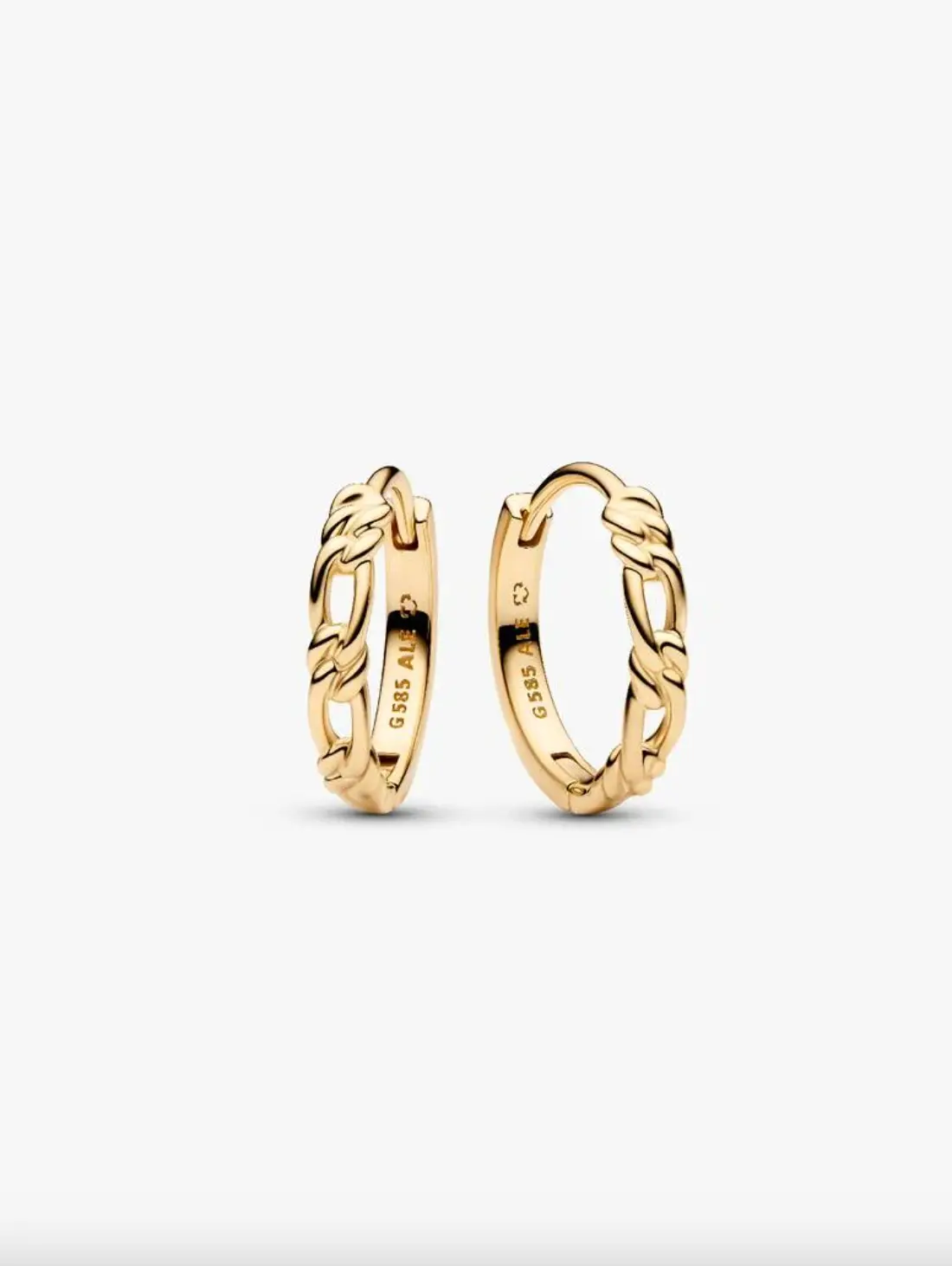 Pandora Era Figaro Hoop Earrings 1