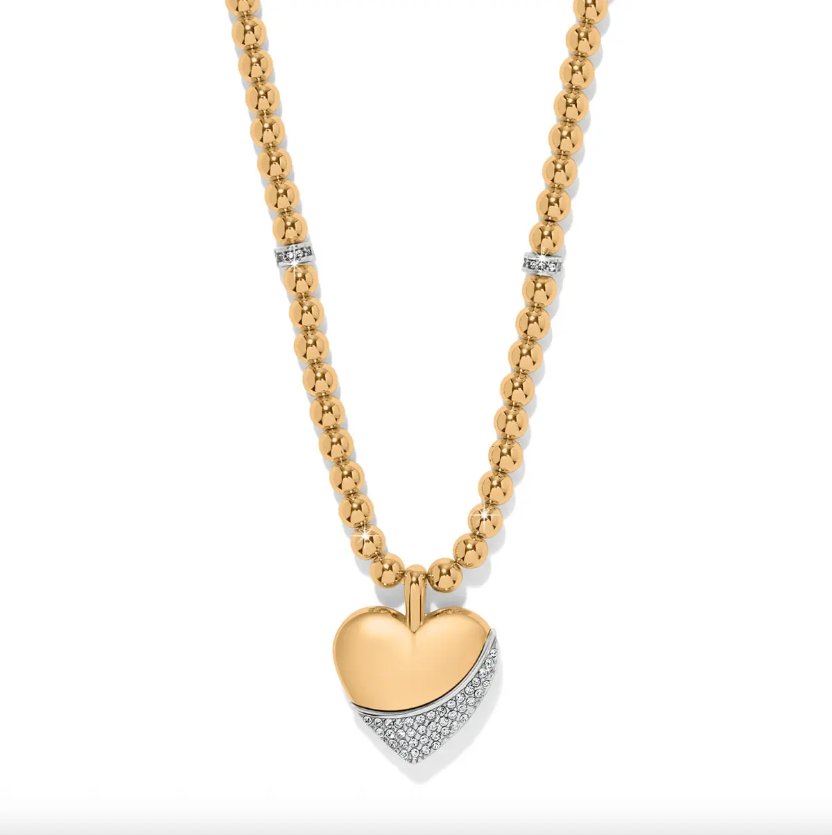 Meridian Petite Wave Heart Necklace 1