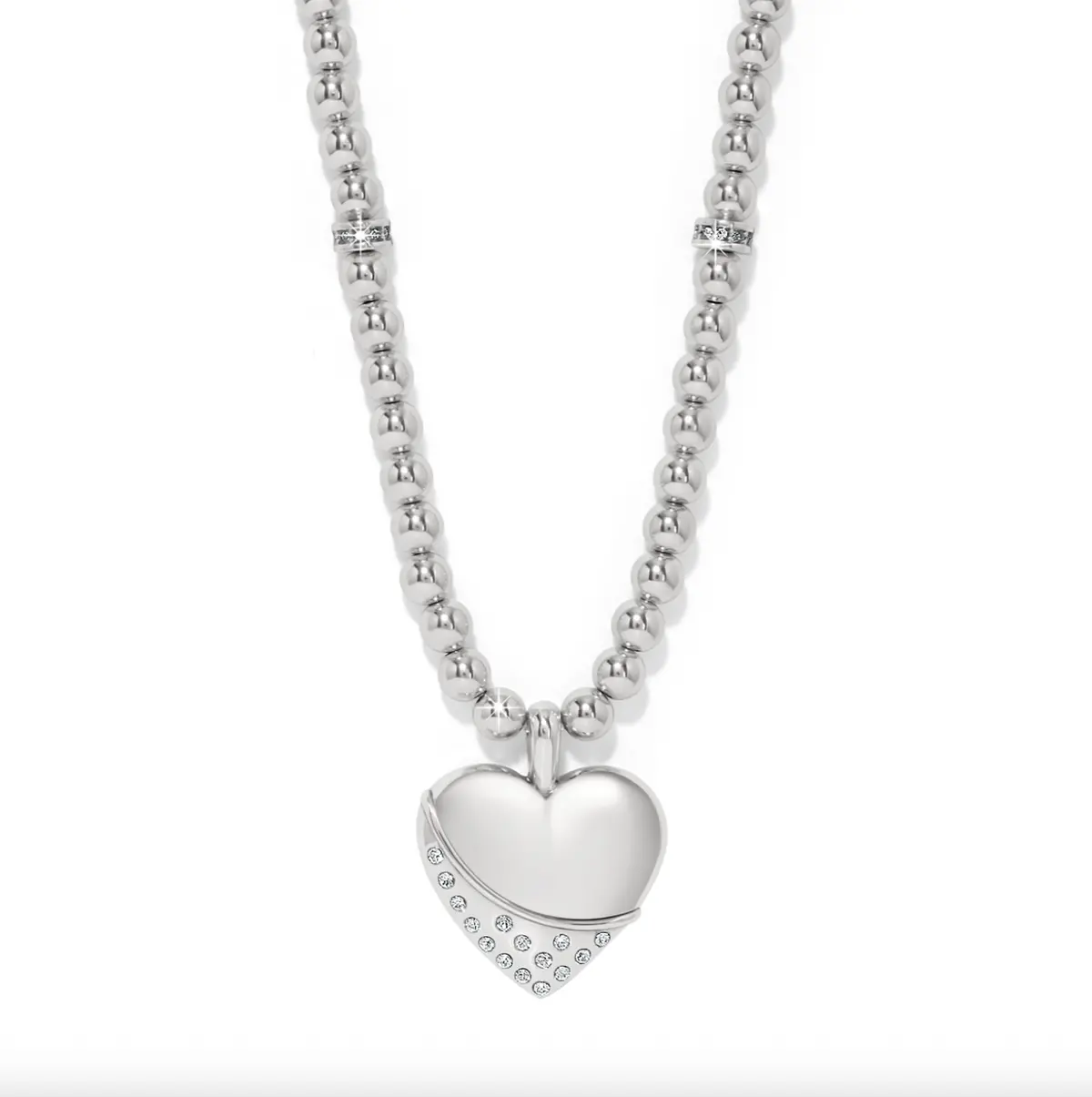 Meridian Petite Wave Heart Necklace 2