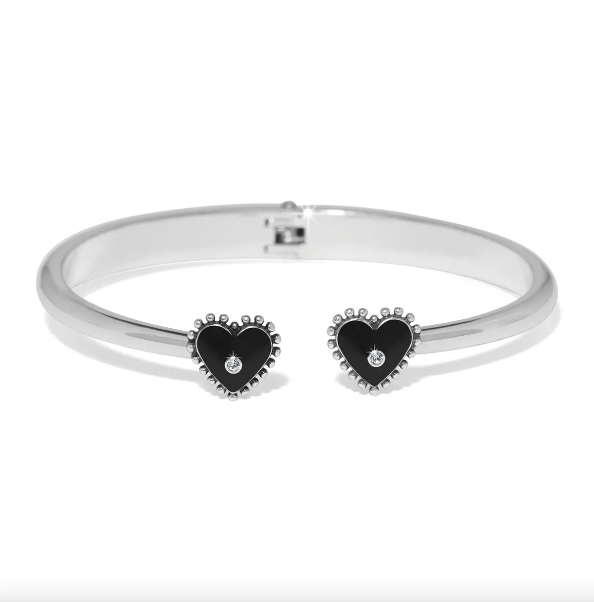 Pretty Tough Amour Heart Open Hinged Bangle 1
