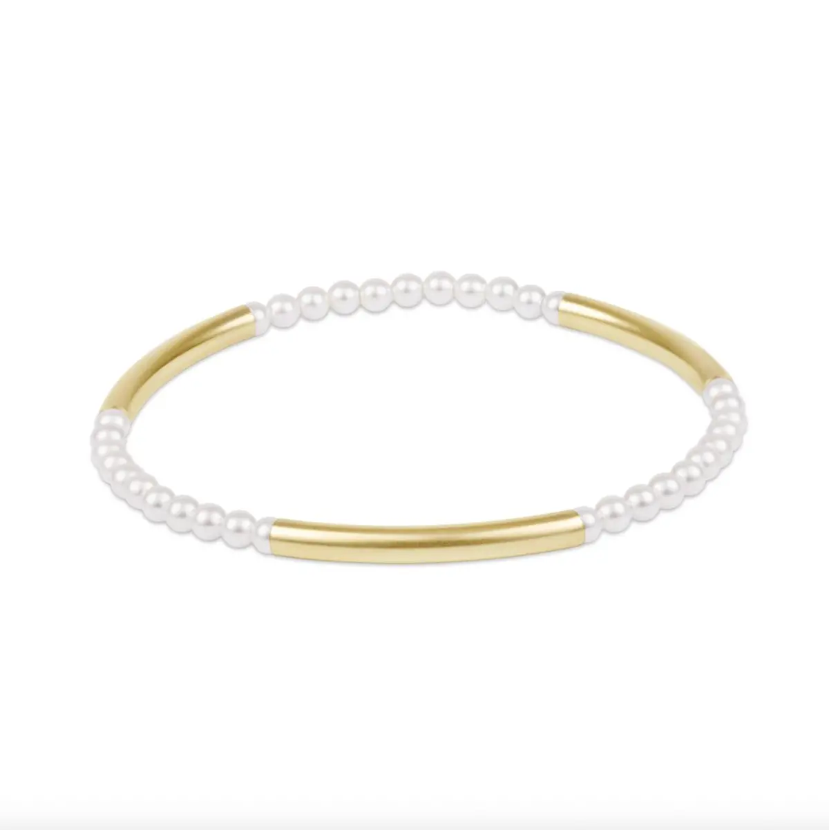 Bliss Bar Pattern Pearl 3Mm Bracelet 1