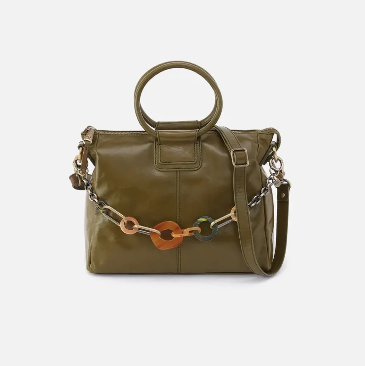 Sheila Medium Satchel | Polished Leather 1