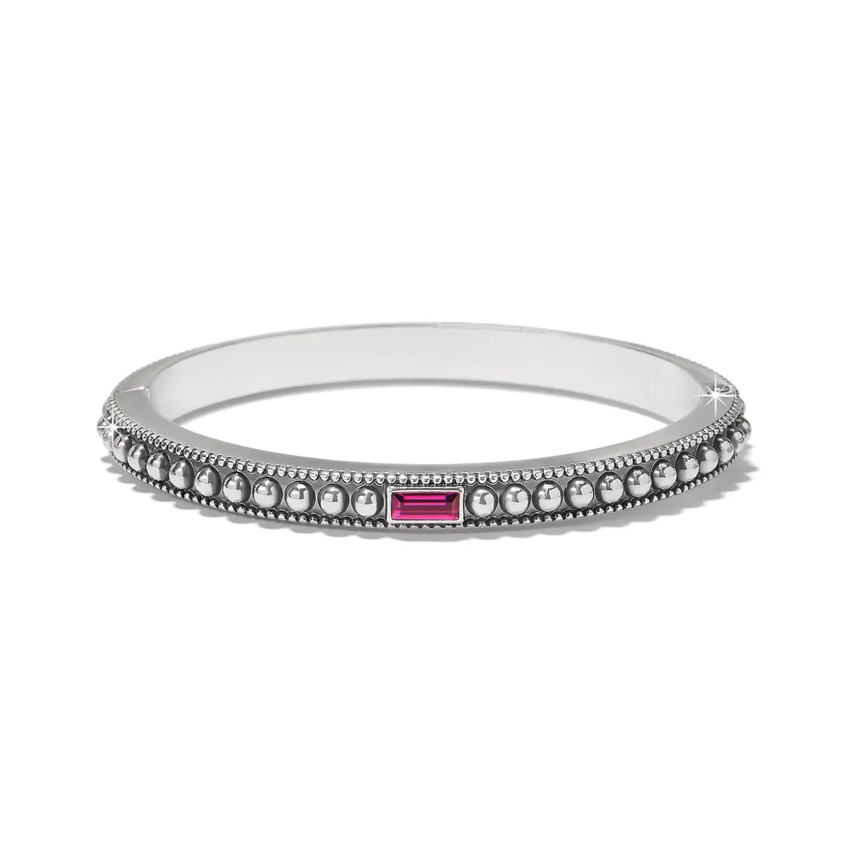 Pretty Tough Gem Hinged Bangle 1