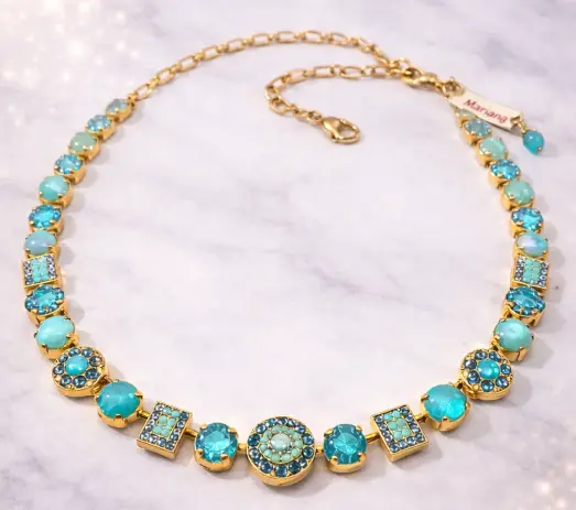 Mariana Necklace N-3161-M6009-Yg In Seaside Waters 1