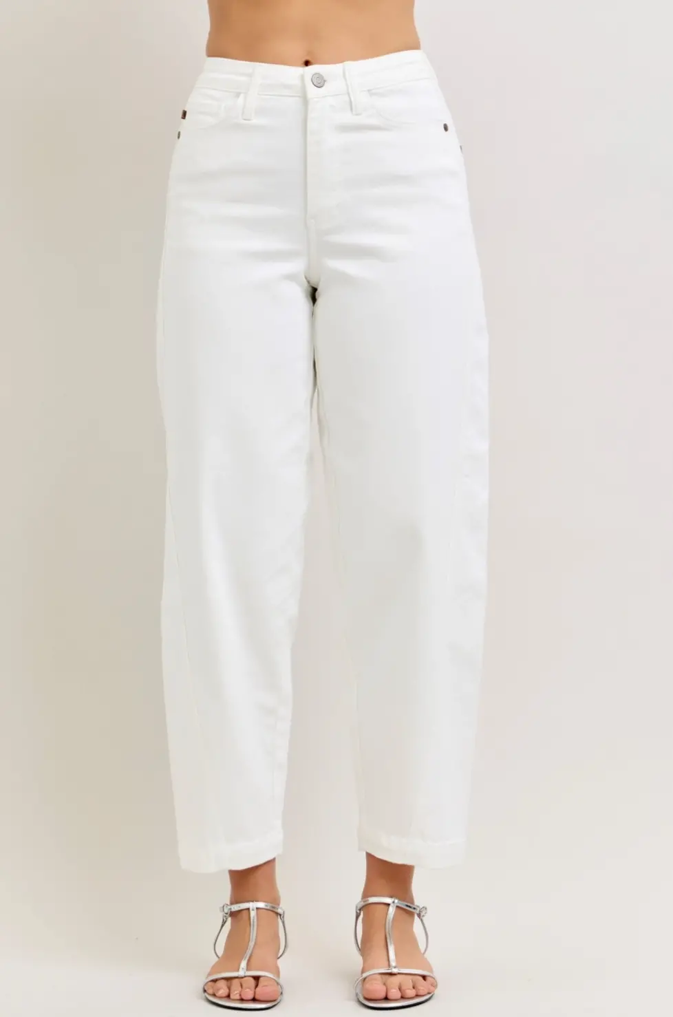 High-Waist Rigid Magic Barrel Jean 1