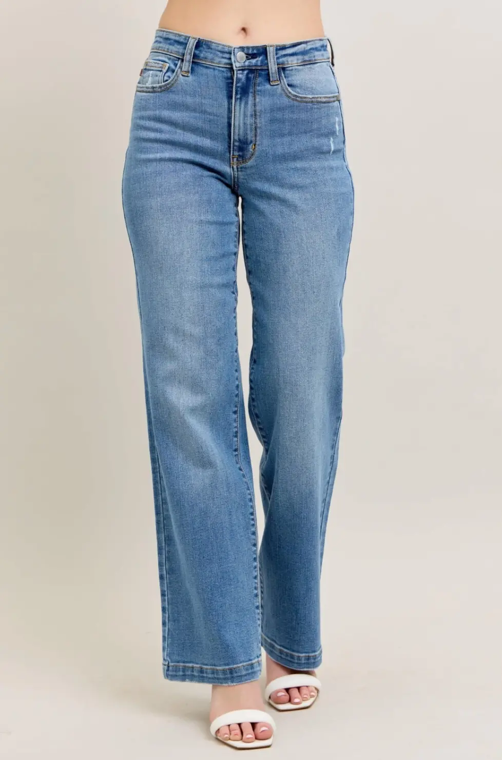 High-Waist Trouser Straight Jean 1