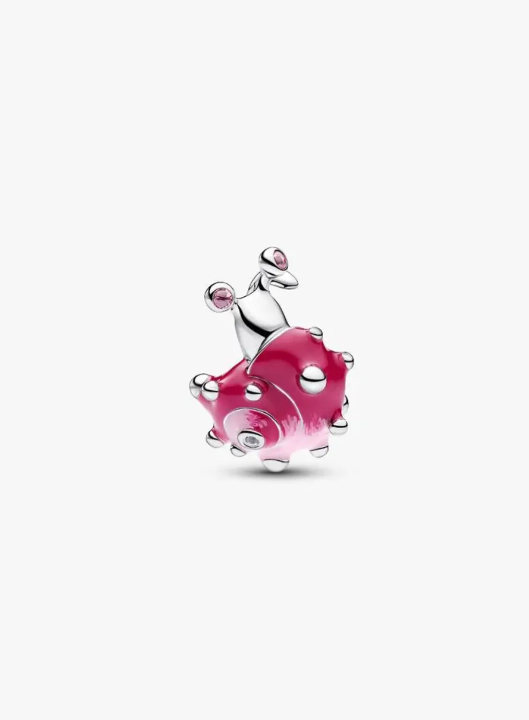Pink Snail Charm 1