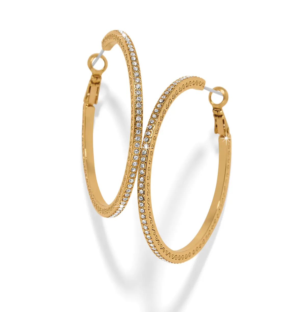 Meridian Eclipse Thin Large Hoop Earrings 1