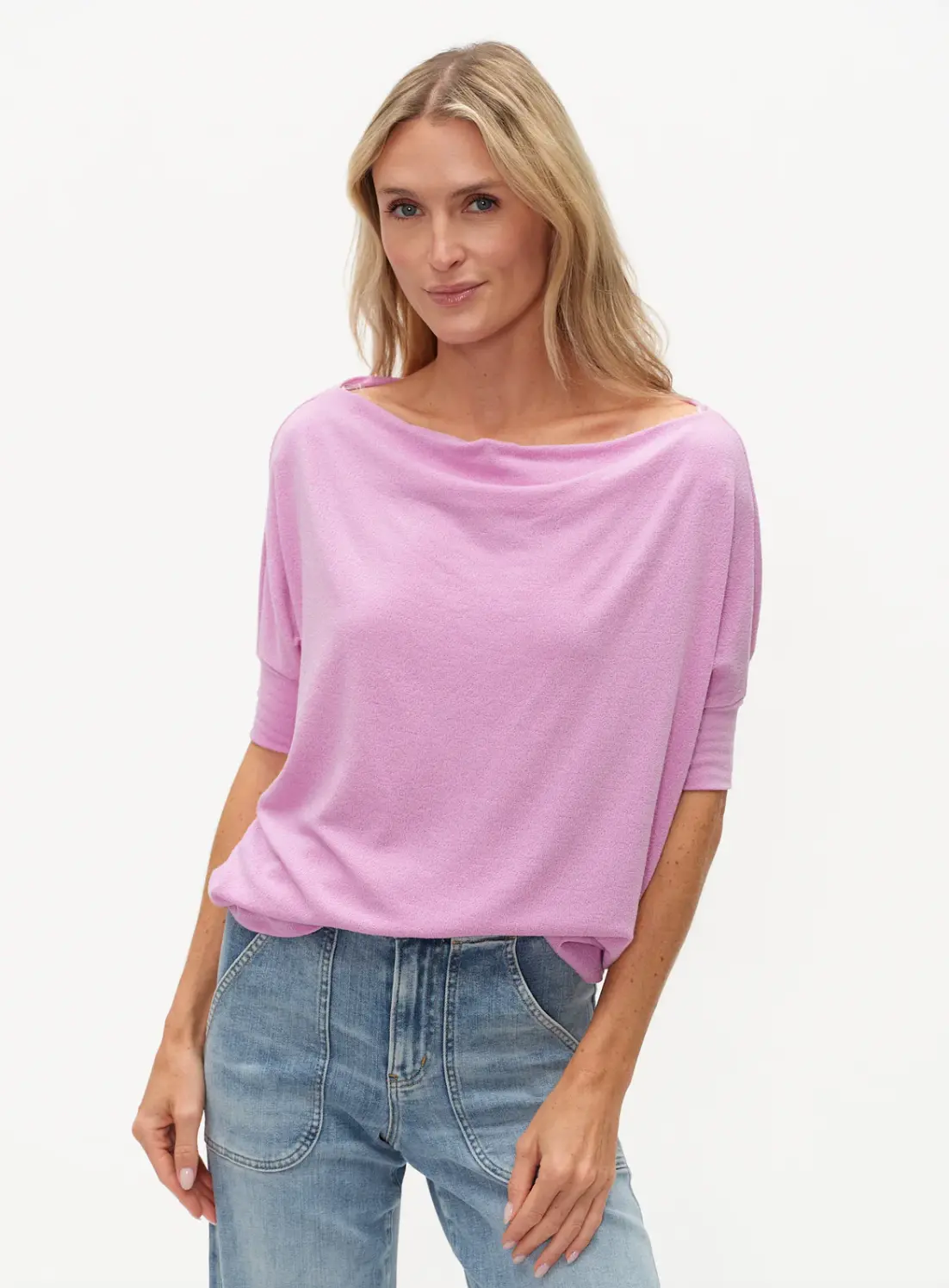 The Short Sleeve Anywhere Top | Violet 1