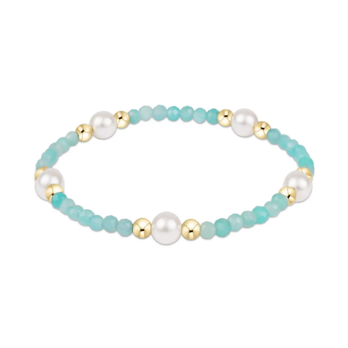 Extends Purpose Pearl 6Mm Gem Bracelet 1