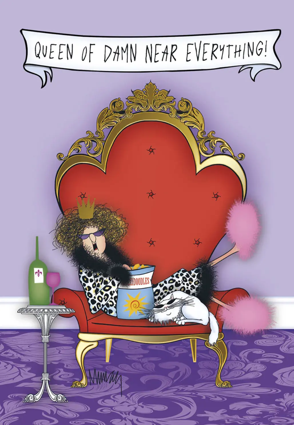 Queen Of Everything Friendship Card 1