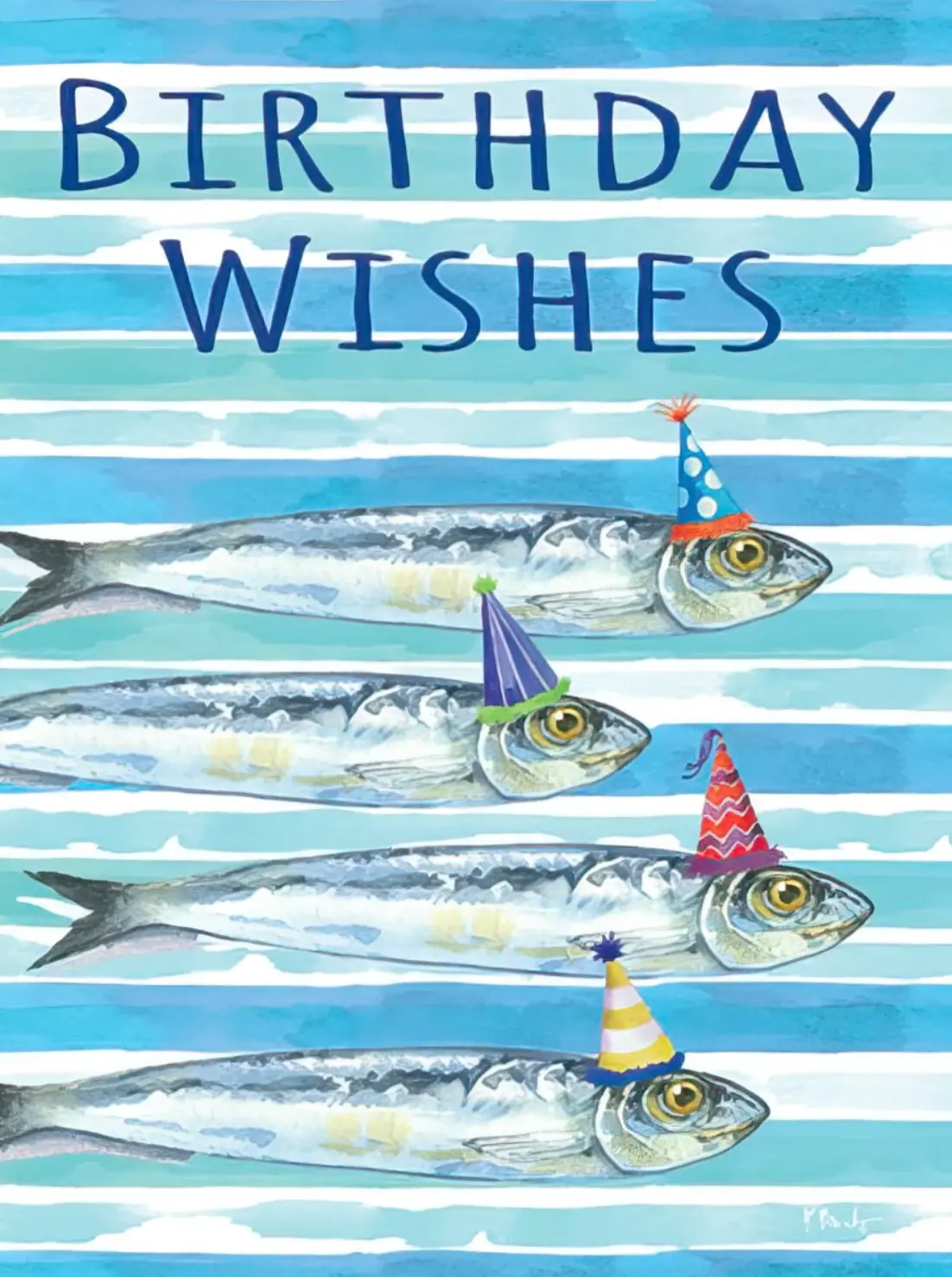 O-Fishally Best Birthday Card 1