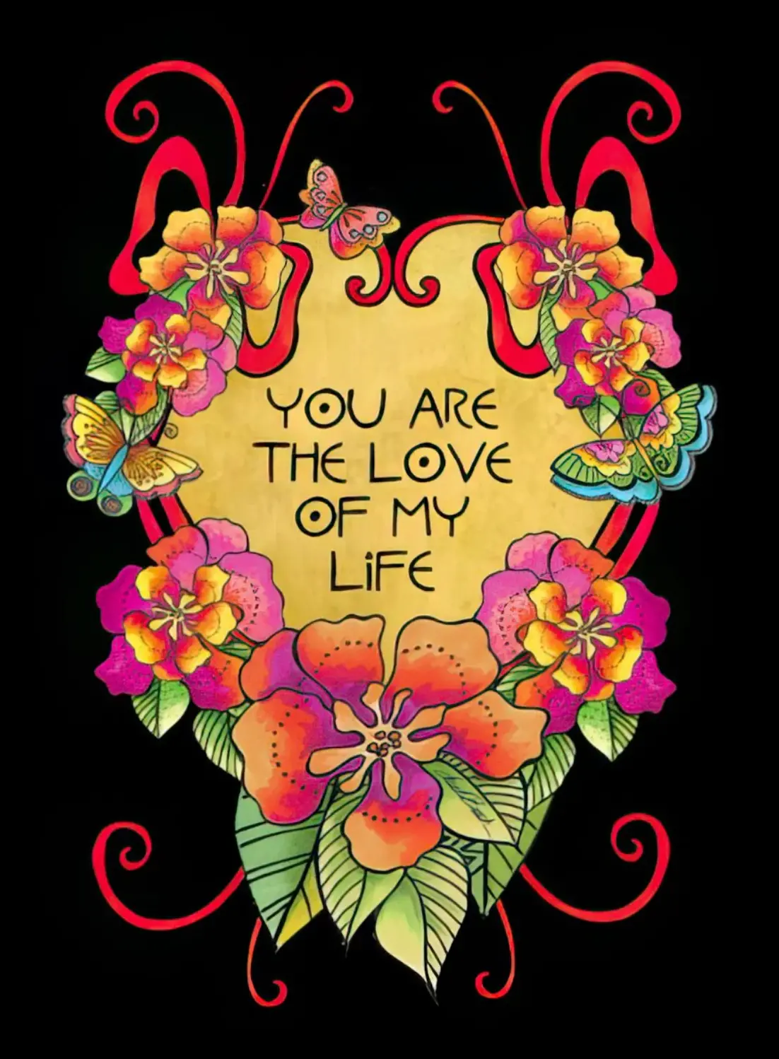 Love's Eternal Bloom Anniversary Card 1
