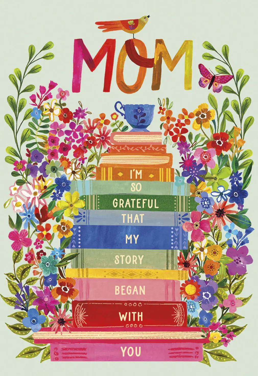 Mother's Day Book Card 1