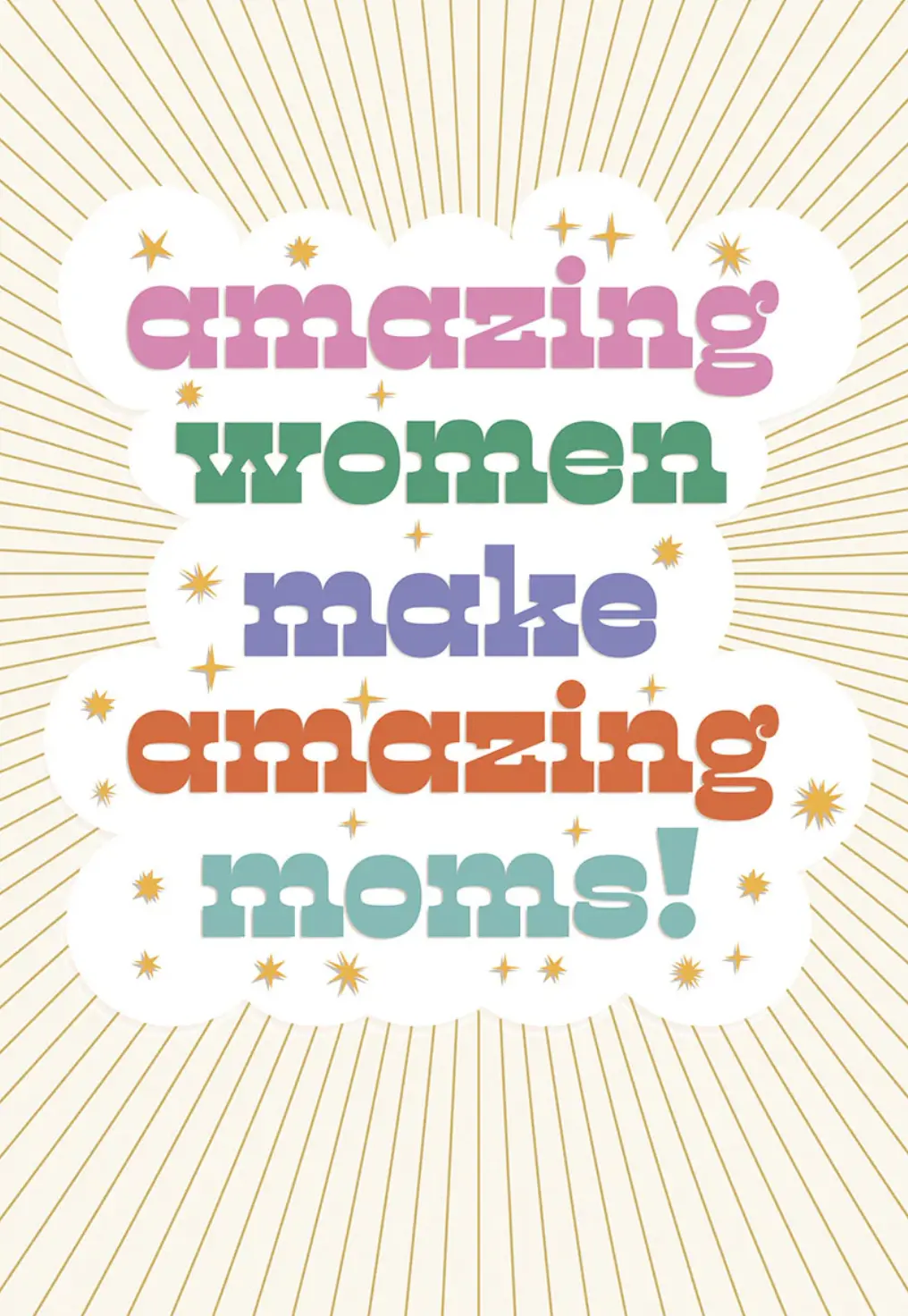 Amazing Mom Mother's Day Card 1