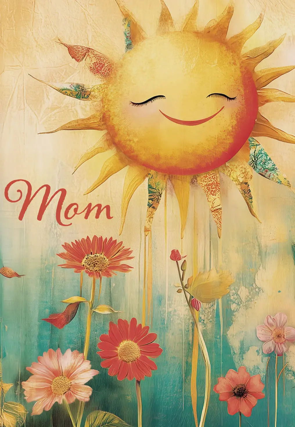 Sunlit Blooms Mother's Day Card 1