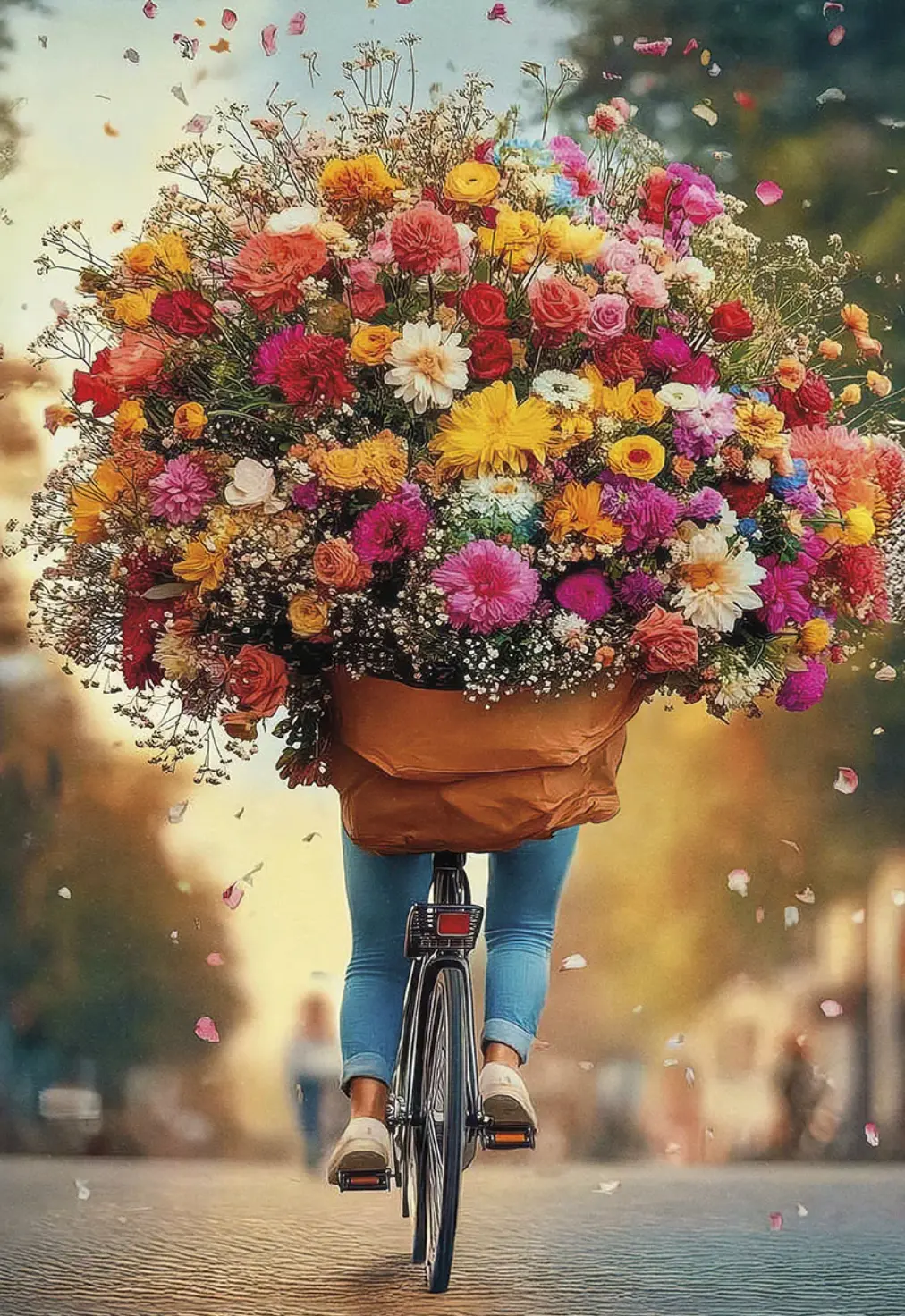 Floral Cycle Mother's Day Card 1