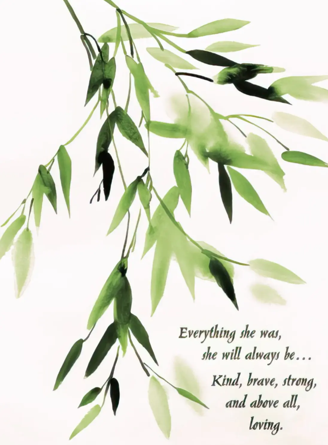 Her Love Lives On Card 1