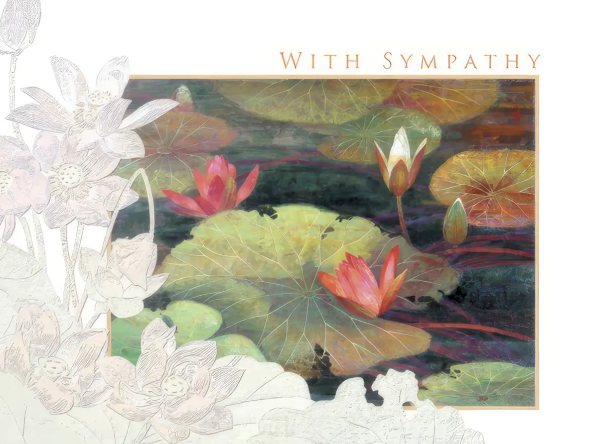 Floral With Sympathy Card 1